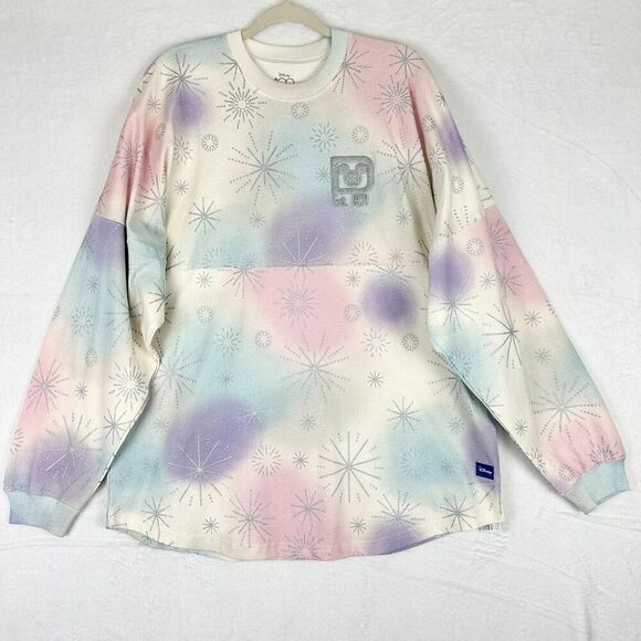 DISNEY Tye Dye Jersey with Disney Characters and Disney100 BRAND NEW. NEVER WORN - Picture 2 of 9